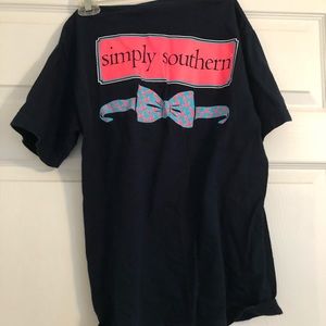Navy simply southern t shirt